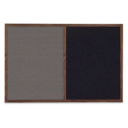 Slim Style Indoor Enclosed Corkboard,36